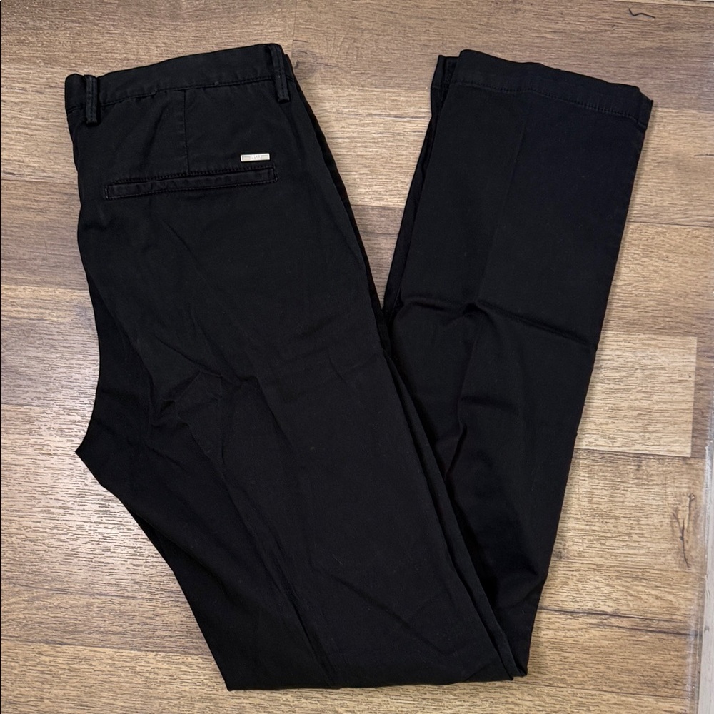 Boss Men's Classic Black Chinos Pants Sz 30